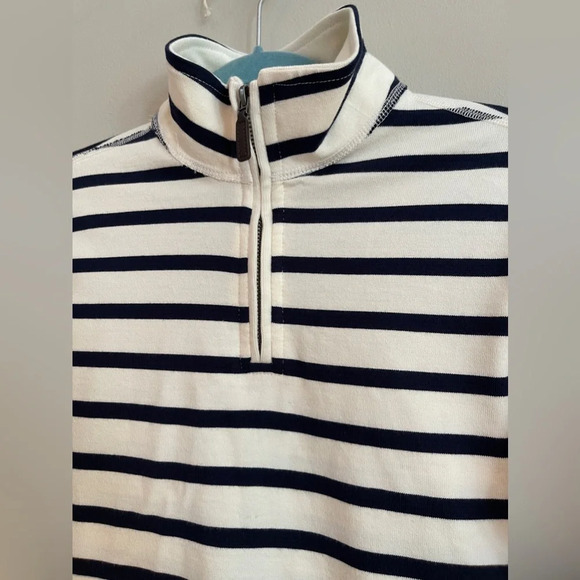 NWOT Boys CrewCuts striped half zip sweater - Picture 4 of 5